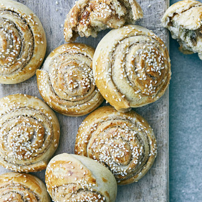 Cooking the Books – Sweet Tahini Rolls