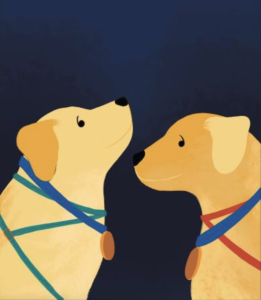 Salty and Rosie - image from Dogs That Changed the World