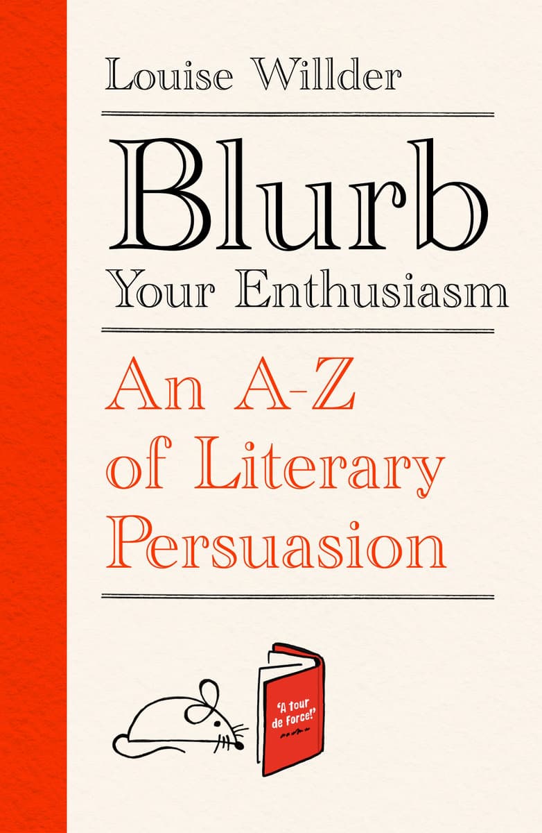 Louise Wilder’s Blurb Your Enthusiasm