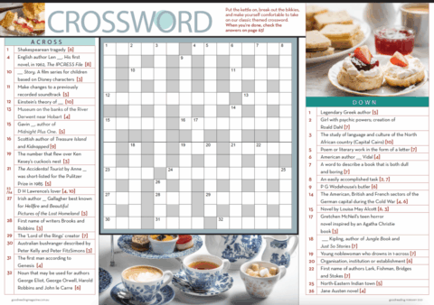 Game to try our literary crossword?