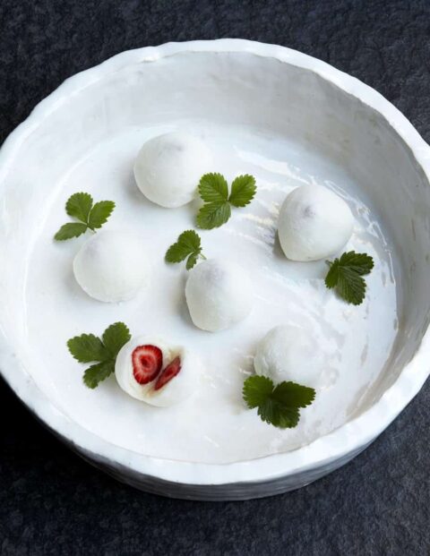 Mochi-wrapped Strawberries from Rintaro