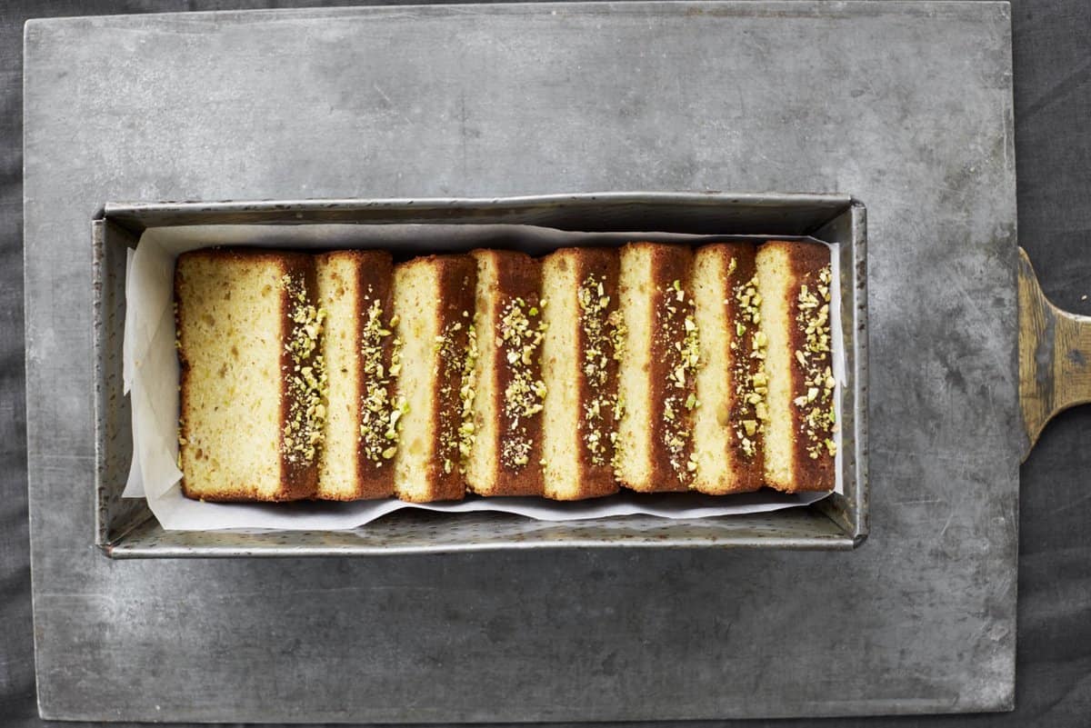 Lemon, Pistachio and Honey Loaf Cake …. mmm mmm!
