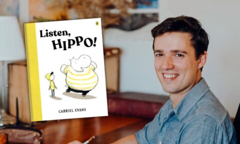 Gabriel Evans talks about listening in Listen, Hippo!
