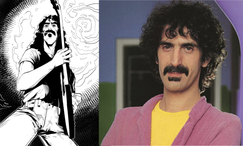 An official Frank Zappa colouring book is coming out in November