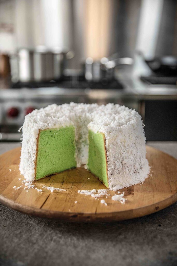 Pandan Chiffon Cake from Viet Kieu by Thi Le