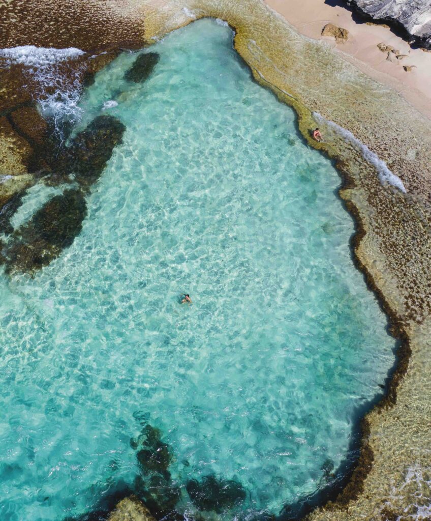 Clear,Ocean,Pool,At,The,Basin,,Rottnest,Island,Perth,Wa