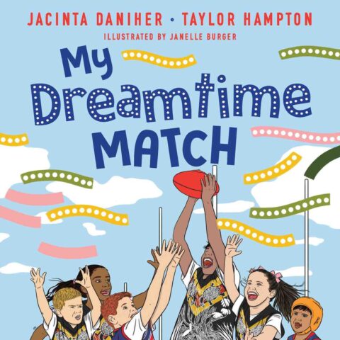 Jacinta Daniher and Taylor Hampton on their NAIDOC footie story My Dreamtime Match