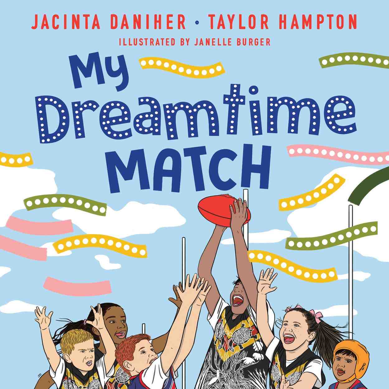 Jacinta Daniher and Taylor Hampton on their NAIDOC footie story My Dreamtime Match